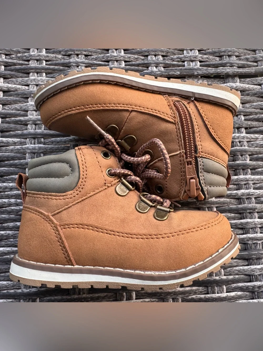 The Children's Place Tan/Brown Toddler Boots